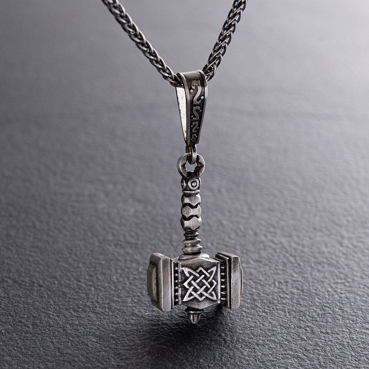 Срібний кулон "Молот Сварога" 218 від ювелірного магазину Онікс - 21