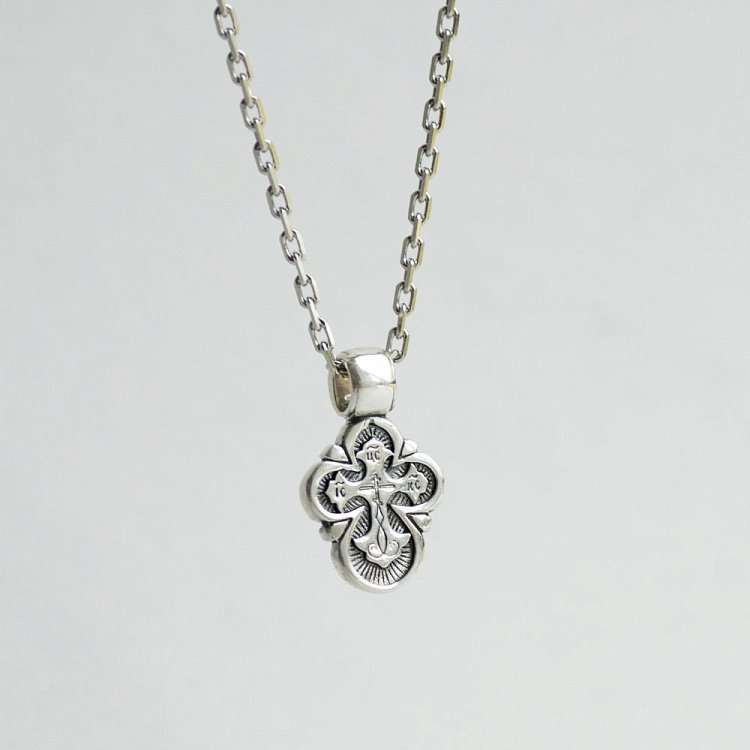 Срібний хрестик "Так Воскресне Бог" 13759 від ювелірного магазину Онікс - 7