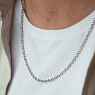 Цепочка Ролло в белом золоте ц00362-3,5 от ювелирного магазина Оникс - 3