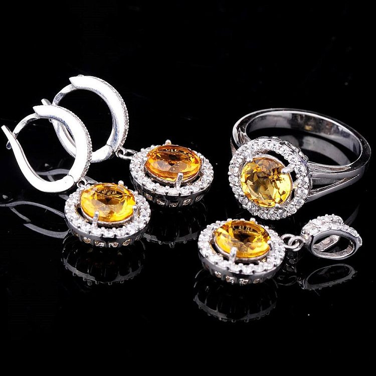 Серебряные сережки с фианитами 12969 от ювелирного магазина Оникс - 3