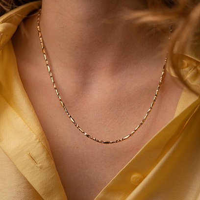 Кольє - ланцюжок у червоному золоті кол02375 №2