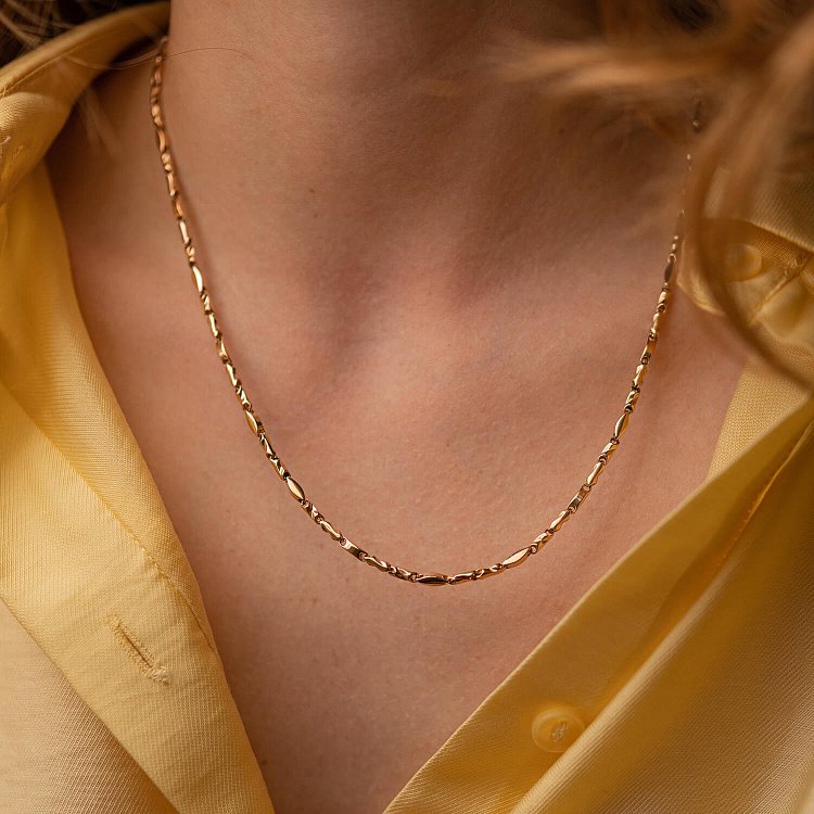 Кольє - ланцюжок у червоному золоті кол02375 від ювелірного магазину Онікс - 1