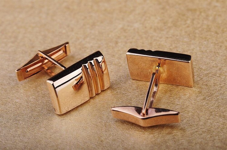 Запонки з візерунком зап00016з від ювелірного магазину Онікс - 3