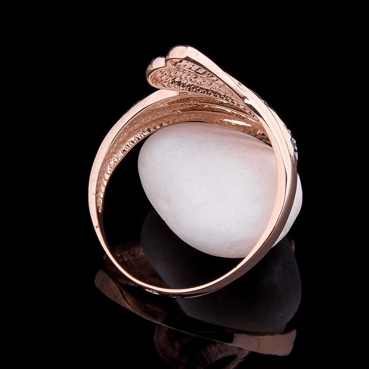 Золота каблучка к04090 від ювелірного магазину Онікс - 2