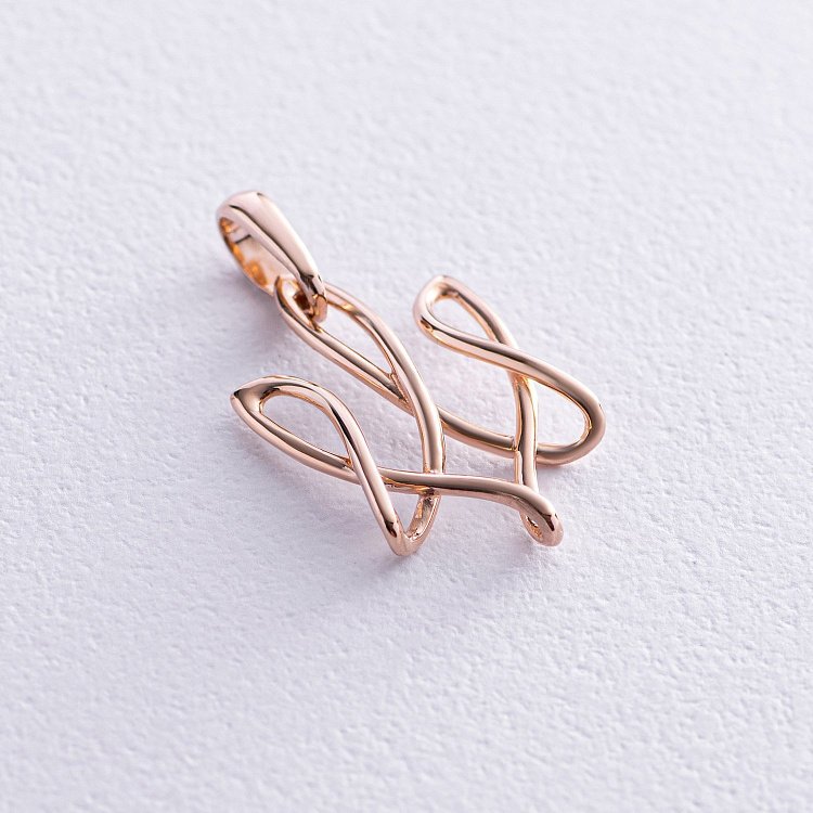 Золотий кулон "Герб України - Тризуб" п03687 від ювелірного магазину Онікс - 6