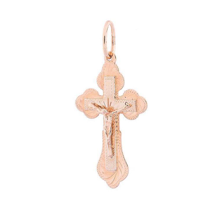 Золотий хрестик п02437 від ювелірного магазину Онікс