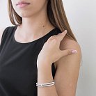 Серебряный браслет с фианитами 14919 от ювелирного магазина Оникс