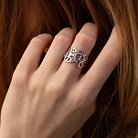 Широкое серебряное кольцо "Helen" 7217 от ювелирного магазина Оникс - 5