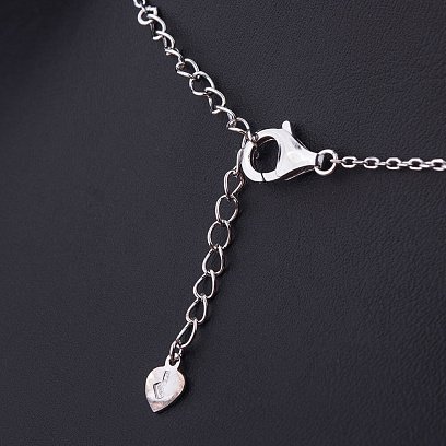 Серебряное колье с фианитами 18210 №4