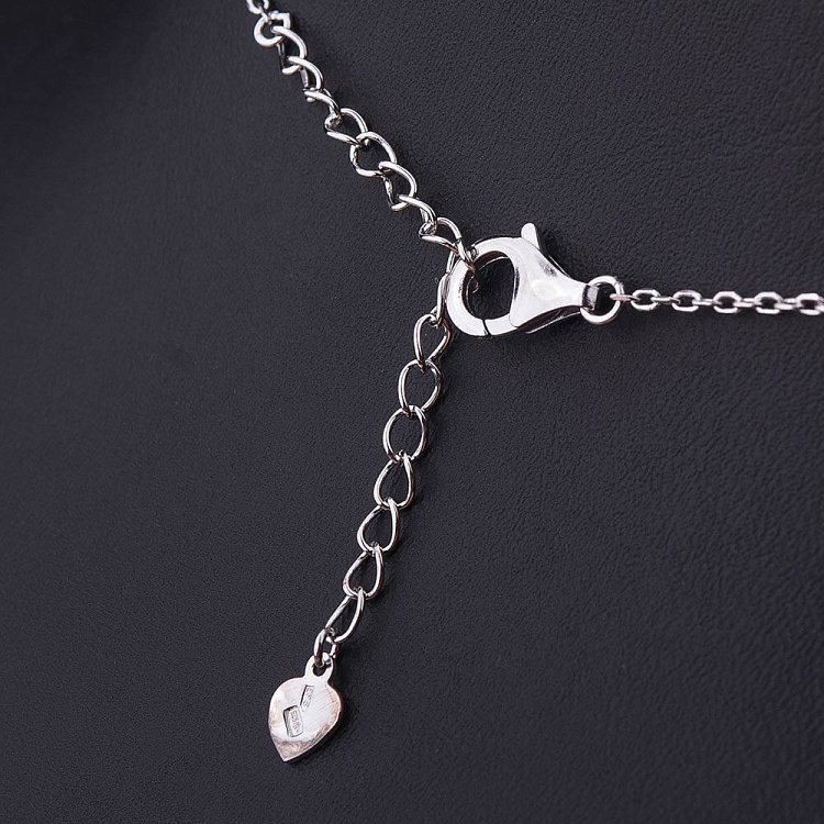 Серебряное колье с фианитами 18210 от ювелирного магазина Оникс - 3