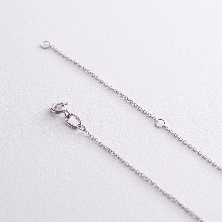 Кольє у білому золоті з діамантом 719291121 від ювелірного магазину Онікс - 3