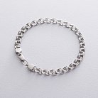 Чоловічий срібний браслет (Гарібальді 0.6 см) р0217413 от ювелирного магазина Оникс