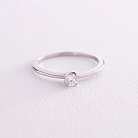 Помолвочное золотое кольцо с бриллиантом 22661521 от ювелирного магазина Оникс - 4