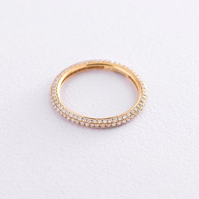 Золотое кольцо с бриллиантами ккит148 №3