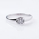 Золотое помолвочное кольцо с бриллиантом р0598б от ювелирного магазина Оникс