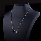 Золоте кольє "Love" кол01034 от ювелирного магазина Оникс - 1