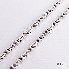 Мужская серебряная цепочка Ц0043ч от ювелирного магазина Оникс