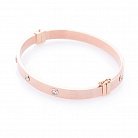 Золотий браслет з фіанітами б03516 от ювелирного магазина Оникс - 4