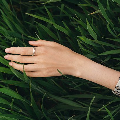 Срібна каблучка "Едіта" 112654 №5