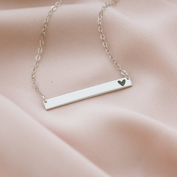 Срібне кольє з гравіюванням "Серце" 18978сер від ювелірного магазину Онікс - 5