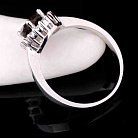 Золотое кольцо с дымчатым топазом к02122 от ювелирного магазина Оникс - 2