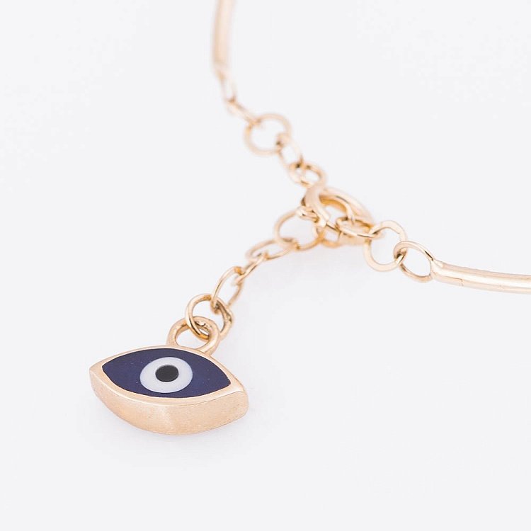 Золотий дитячий браслет з рибками і Мишком б00803ж від ювелірного магазину Онікс - 1