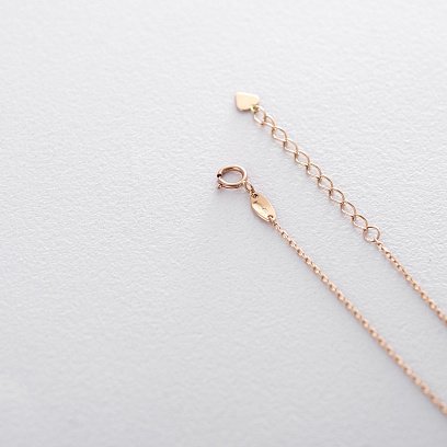 Золотое колье с фианитами кол01427 №4