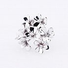 Срібний перстень з квітами 111984 от ювелирного магазина Оникс - 2
