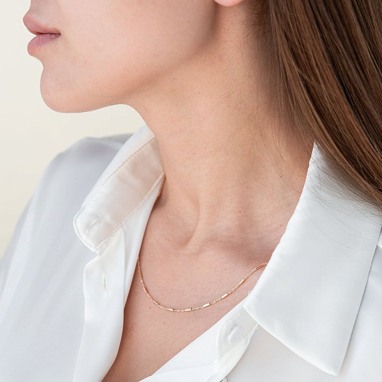 Цепочка в красном золоте (1.8 мм) ц00433 от ювелирного магазина Оникс - 2