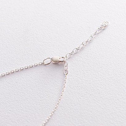 Серебряное колье "Ключик" 181126 №3