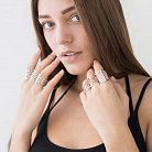 Серебряное кольцо 111735 от ювелирного магазина Оникс - 4
