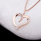 Золотая подвеска "Сердце" п01312 от ювелирного магазина Оникс