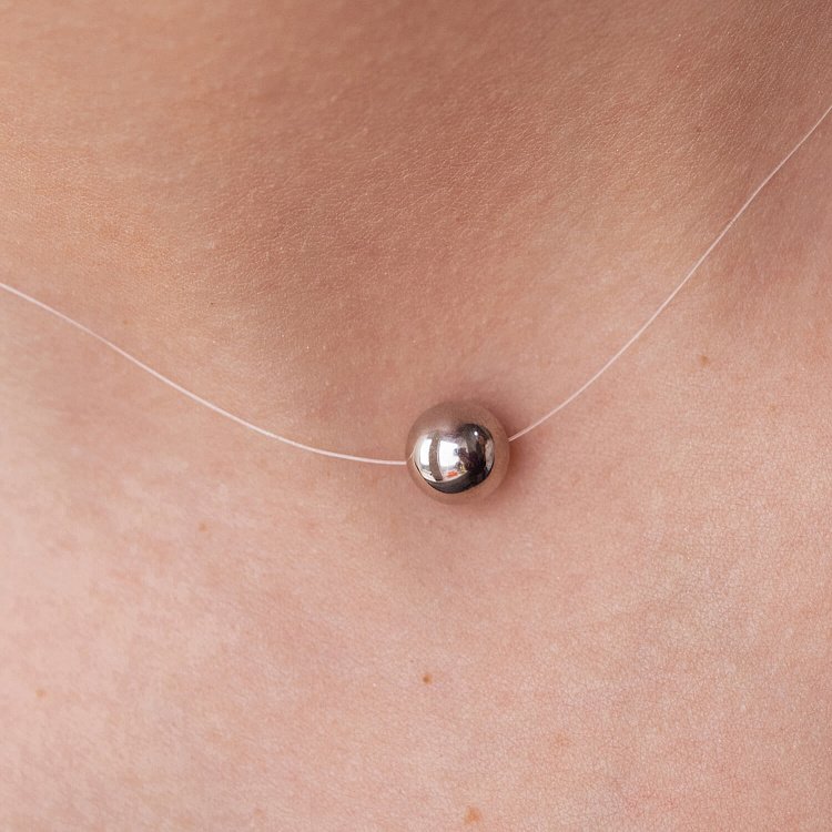 Золоте кольє Кулька на лісці кол01303 від ювелірного магазину Онікс - 10