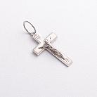 Серебряный крест "Распятие. Спаси и Сохрани" рс311319 от ювелирного магазина Оникс