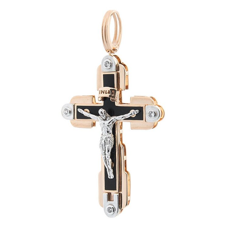 Православний хрест 270072Е від ювелірного магазину Онікс