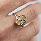 Кольцо "Клевер" в желтом золоте к08067 от ювелирного магазина Оникс - 4