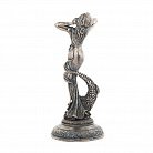 Серебряная фигура ручной работы "Девушка-русалка" сер00053 от ювелирного магазина Оникс - 2