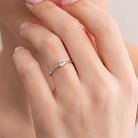 Помолвочное золотое кольцо с бриллиантом 220361121 от ювелирного магазина Оникс - 5