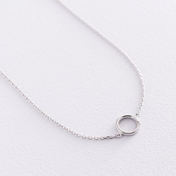 Золотий браслет "Кругообіг" з діамантом бб0026y від ювелірного магазину Онікс - 2