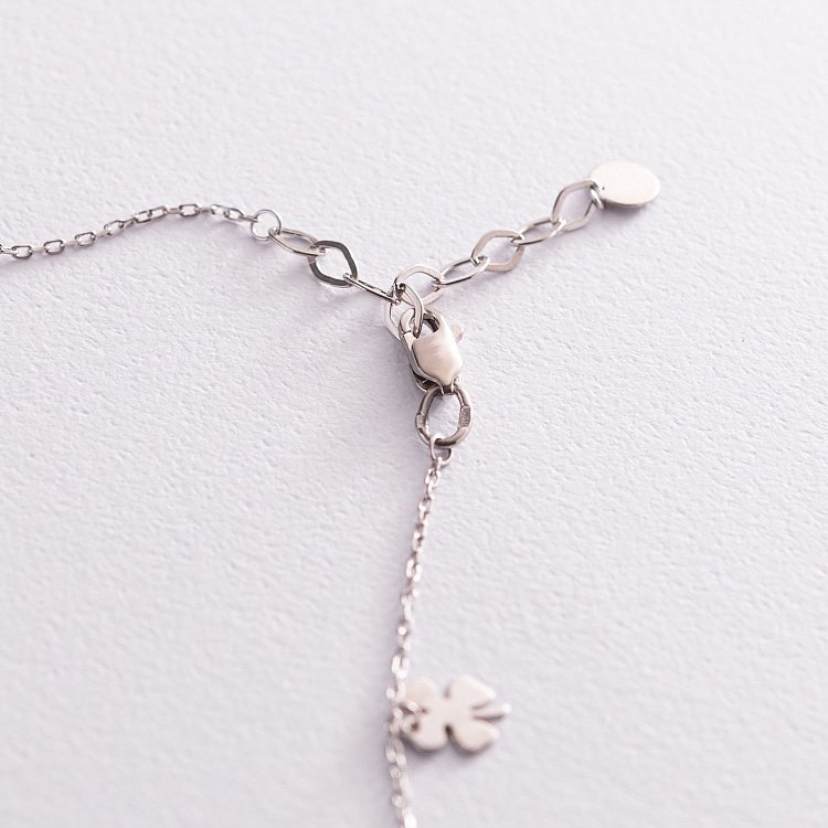 Срібний браслет "Конюшина" 141565 від ювелірного магазину Онікс - 1