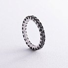 Золотое кольцо с черными бриллиантами кб0489gl от ювелирного магазина Оникс