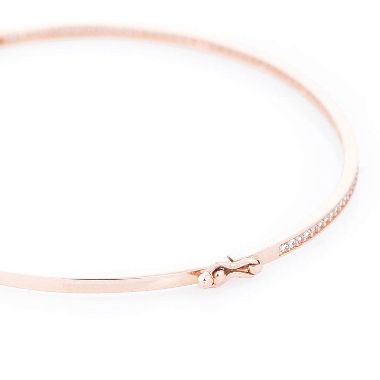 Золотий браслет з фіанітами б02667 від ювелірного магазину Онікс - 1