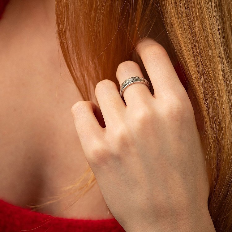 Серебряное кольцо "Антистресс" 1277 от ювелирного магазина Оникс - 1