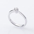 Золотое помовочное кольцо с бриллиантом р0462б от ювелирного магазина Оникс - 1