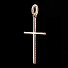 Золотий хрестик з діамантами пб0033ch от ювелирного магазина Оникс - 1