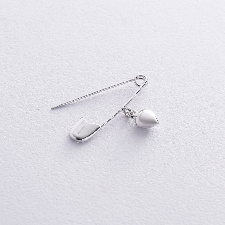 Золотая булавка "Сердечко" зак00348 от ювелирного магазина Оникс