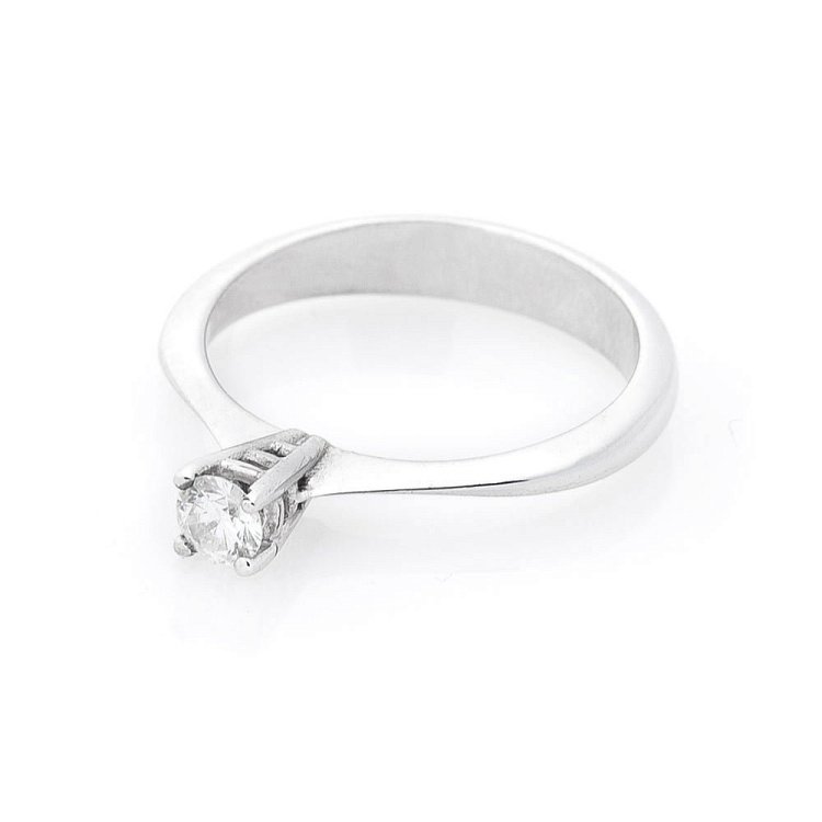 Помолвочное золотое кольцо с бриллиантом к351 от ювелирного магазина Оникс - 1