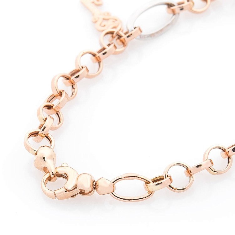 Золотой браслет с фианитами б03148 от ювелирного магазина Оникс - 1