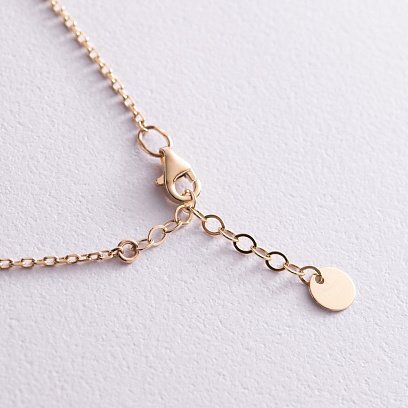 Браслет "Монетка" в жовтому золоті (можливе гравіювання) б04916 №6