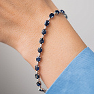 Золотий браслет з сапфірами і діамантами бб0064rc от ювелирного магазина Оникс - 3